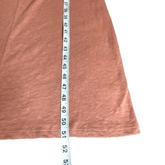 Faherty Cliffside Dress Medium Cedar Wood Linen Cotton Midi NEW NWT $148