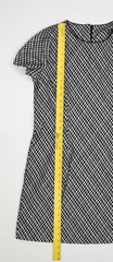 Spanx Dress Womens Large Black Plaid Ponte Mini Jacquard Sheath Office Workwear