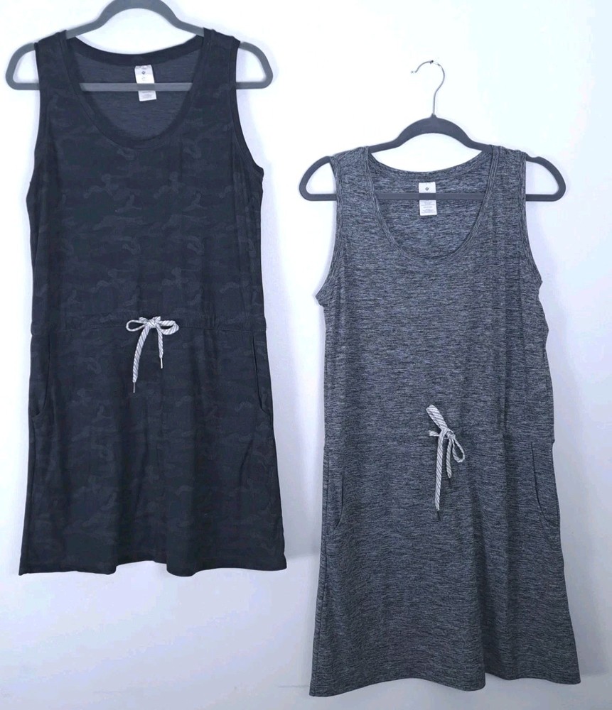 Member&rsquo;s Mark Favorite Soft Dress M Set Of 2 Pullover Drawstring Waist Pockets