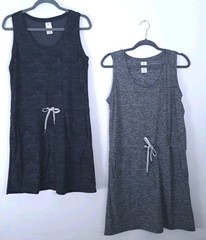Member&rsquo;s Mark Favorite Soft Dress M Set Of 2 Pullover Drawstring Waist Pockets