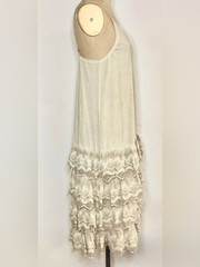 A Rare Bird Ruffled Slip Dress