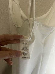 Rue 21 O’Delilah White Bodycon Mini Dress Size Large NWT Spaghetti Strap