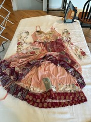 NWOT 100% Silk OOAK Patchwork Gown • SF Faire Artisan Masterpiece ✨
