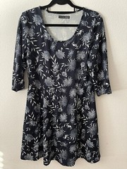 Atmosphere Size 16 Soft Knit Jumper Dress Long Sleeves Slight Stretch