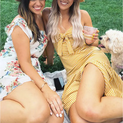 Saylor Mustard White Striped Midi Slip Dress XS Bodycon Vacation Bow Pinup $200
