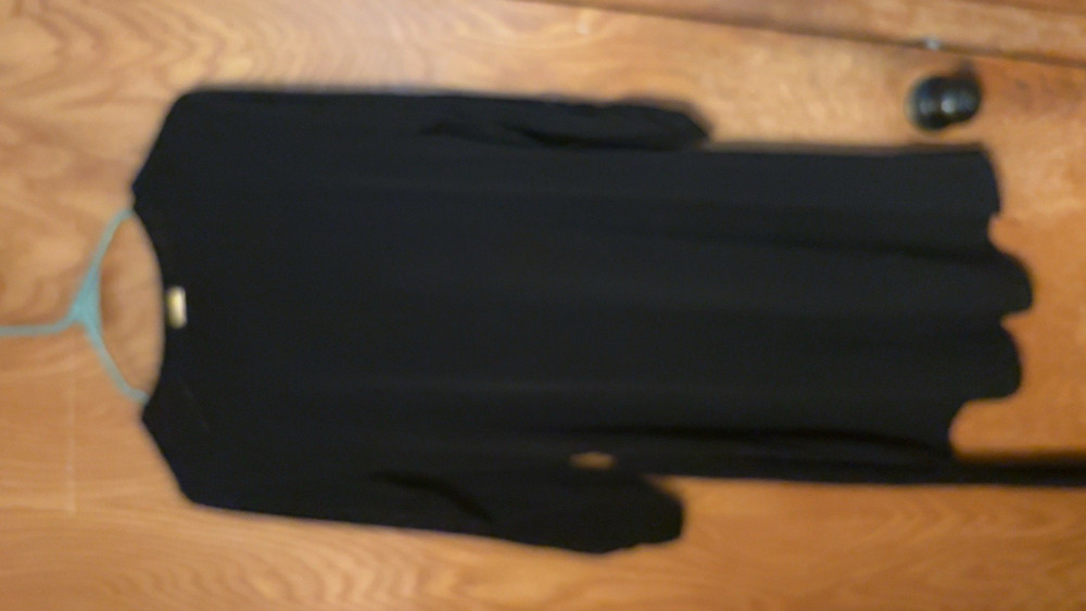 MICHAEL Michael Kors Black Dress Crew Neck Long Sleeve Belted size small