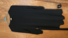 MICHAEL Michael Kors Black Dress Crew Neck Long Sleeve Belted size small