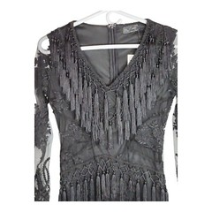 Blithe LA NWT Small LBD Tassle and Lace
