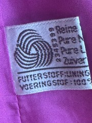 Impression Karl Lagerfeld Couture Costume Jacket Skirt Pink 36 38 Vintage