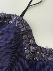 Morgan & Co. junior Purple Sleeveless sweetheart body con Dress Size 3/4 USA 90s