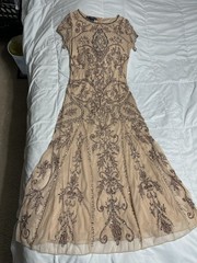 Pisarro Nights Formal Beaded Sequin Embroidered Gown 6