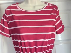 NEW Dress by SHEIN Pink & White Striped Size Small!