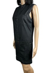 Diesel + Edun Studio Waxed Shirt Dress size S