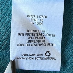 Covington Fit & Flare sleeveless Womens dress Sz L pleated lined scoop back B-11