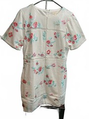 Just Me Stunning Lined Sequined Embroidered Dress NWOT Large