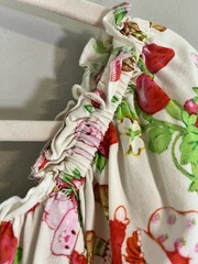 Strawberry Shortcake Babydoll Milkmaid Dress Green L Mod Retro Playful Feminine