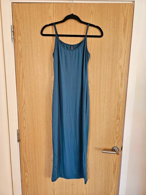 Shein bodycon teal cami dress