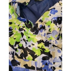 Women Dress Size 12 Black Label by Evan Picone Floral Lined Spring V Neck