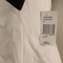 Elegant Strapless Cocktail Dress White Black Bow Detail Party Eve Wear Size M