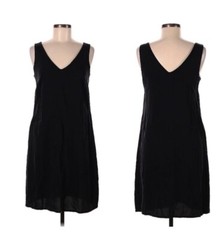 Universal Standard Jade Cupro V Neck Tank Dress Mindful Demure Quiet Luxury 3xs