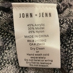 Evereve John + Jenn Black Leopard Sweater Dress Black & Gray Size Small NWT’s
