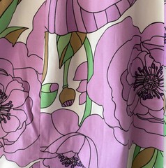 Ann Taylor Womens Lavender Green White Floral Strapless Summer Party Dress Sz 2