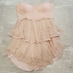 💕SPELL & THE GYPSY💕 Mira Bustier Rara Dress ~ Rose Pink XL NWT