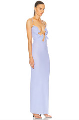 BNWT CHRISTOPHER ESBER CORNFLOWER MOULDED VENUS DRESS – SIZE 4 US