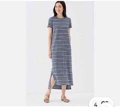 Pure Jill J.Jill 100% Cotton/Modal Short Sleeve Striped Dress Women’s XS Petite