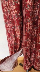 Anthropologie Maxi Dress New Size Medium Olive Floral Romantic Boho Fall Winter