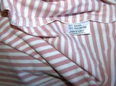 MEROKEETY Women&rsquo;s Pink & White Striped Sleeveless Pocketed Dress Size M NWT