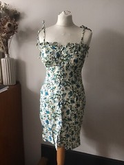 13 Cream Blue Floral Dress Bundle Sacred Hawk Clothing