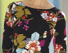 size Large Tigerlily Boatneck Dress by Monroe and Main new