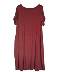 Boho Chic Soft Rustic Comfy Soft Surroundings XL Weekend Shift Dress Pull On