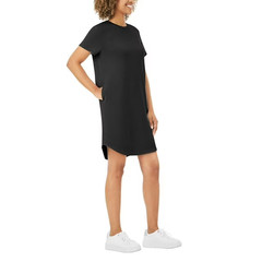 Member&rsquo;s Mark Women&rsquo;s Sandwash Short Sleeve Mini Dress Size XXL Black