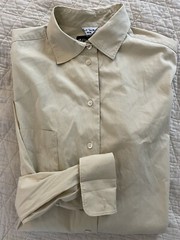 Paul Smith Blue MEN ONLY Spread Collar French Cuff Shirt Dress Size 44 US 10
