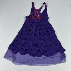Free People Dress Womens S Purple Halter Smocked Embroidered Short Sundress