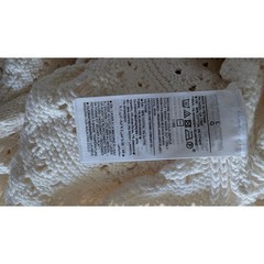 Old Navy Womens Crochet Sweater Dress Creme de la Creme Off-White Midi Large L