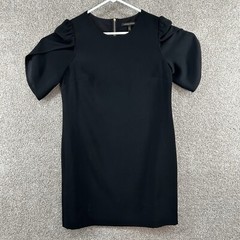 Cynthia Steffe Women&rsquo;s Dress Size 8 Black Short Sleeve Zip Closure Shift