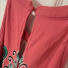 New York & Company Pink&Teal Paisley Halter Shift Dress Size XXL