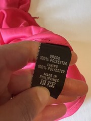 A. BYER Women’s Size Small S Dress Sleeveless Chiffon Pink Skater Fit & Flare