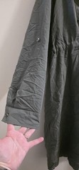 Isabel Maternity Button Down Utility Shirt Dress Olive Green XXL 2X #A97
