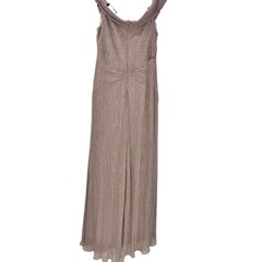 Xscape Ruffled Off-The-Shoulder Evening Sheath Gown Rose Pick Size 12 Petite NWT