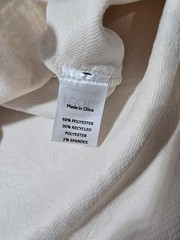 Leota Katherine Jacquard Cream Ivory Fit-and-Flare 3/4 Sleeve Dress 2X New