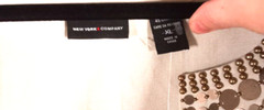 New York & Company embellished linen dress XLG NWT