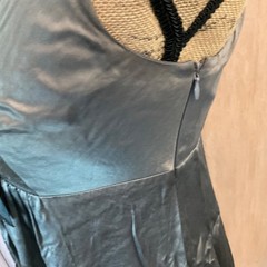 BCBG Max Azria gray silk bubble mini cocktail party Y2K dress 2 Gilmore Gossip 2