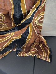 Tropical Tantrum SZ Medium Fitted Maxi Dress Zippered Back Sleeveless Side Slit