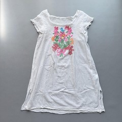 me ISSEY MIYAKE Me Issey Miyake Flower Embroidery Shirring Cotton Tunic One Piec