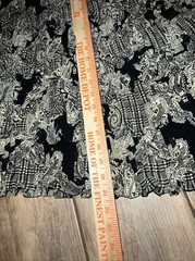 Mikael Aghal 2PC set BLAZE & RUFFLE TIER SKIRT Black SZ 10 br2