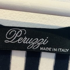 Lewggi Dress Womens One Size Black White Striped Short Sleeve Midi Casual